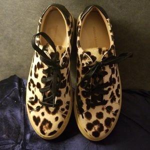 Banana Republic Leopard Calf Hair Sneaker
